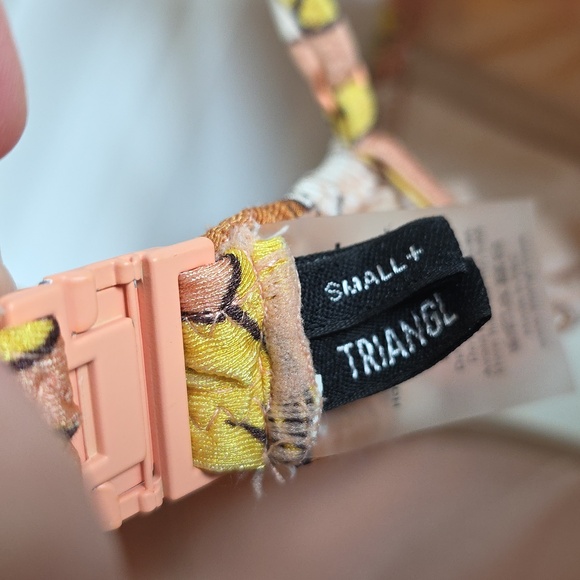 Triangl Floral Swim Top In Women's Size Small - Picture 3 of 8